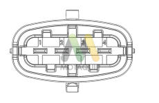 Snímač množství protékajícího vzduchu MOTAQUIP LVMA391