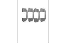 Sada prislusenstvi, oblozeni kotoucove brzdy MOTAQUIP LVMK1087