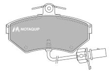 Sada brzdových destiček, kotoučová brzda MOTAQUIP LVXL1016