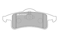 Sada brzdových destiček, kotoučová brzda MOTAQUIP LVXL1051