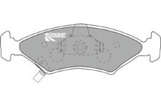 Sada brzdových destiček, kotoučová brzda MOTAQUIP LVXL1055