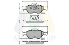 Sada brzdových destiček, kotoučová brzda MOTAQUIP LVXL1063