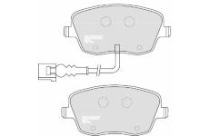 Sada brzdových destiček, kotoučová brzda MOTAQUIP LVXL1099