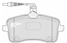 Sada brzdových destiček, kotoučová brzda MOTAQUIP LVXL1161