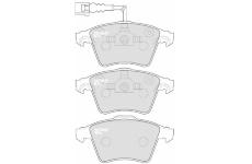 Sada brzdových destiček, kotoučová brzda MOTAQUIP LVXL1171