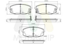 Sada brzdových destiček, kotoučová brzda MOTAQUIP LVXL1200