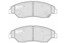 Sada brzdových destiček, kotoučová brzda MOTAQUIP LVXL1204