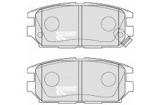 Sada brzdových destiček, kotoučová brzda MOTAQUIP LVXL1236