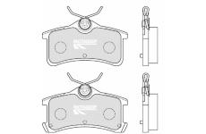 Sada brzdových destiček, kotoučová brzda MOTAQUIP LVXL1251