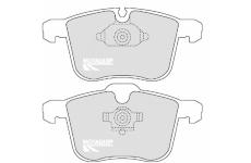 Sada brzdových destiček, kotoučová brzda MOTAQUIP LVXL1252