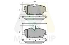 Sada brzdových destiček, kotoučová brzda MOTAQUIP LVXL1277