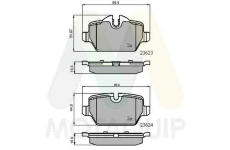 Sada brzdových destiček, kotoučová brzda MOTAQUIP LVXL1278