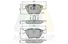 Sada brzdových destiček, kotoučová brzda MOTAQUIP LVXL1292