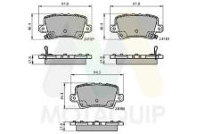 Sada brzdových destiček, kotoučová brzda MOTAQUIP LVXL1296