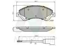 Sada brzdových destiček, kotoučová brzda MOTAQUIP LVXL1302