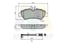 Sada brzdových destiček, kotoučová brzda MOTAQUIP LVXL1312