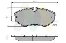 Sada brzdových destiček, kotoučová brzda MOTAQUIP LVXL1313