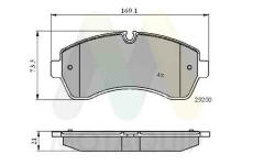 Sada brzdových destiček, kotoučová brzda MOTAQUIP LVXL1314