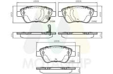 Sada brzdových destiček, kotoučová brzda MOTAQUIP LVXL1320