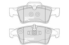 Sada brzdových destiček, kotoučová brzda MOTAQUIP LVXL1330