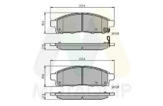 Sada brzdových destiček, kotoučová brzda MOTAQUIP LVXL1336