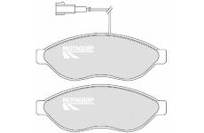 Sada brzdových destiček, kotoučová brzda MOTAQUIP LVXL1337