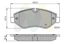 Sada brzdových destiček, kotoučová brzda MOTAQUIP LVXL1378