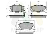 Sada brzdových destiček, kotoučová brzda MOTAQUIP LVXL1393