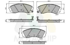 Sada brzdových destiček, kotoučová brzda MOTAQUIP LVXL1420
