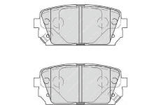 Sada brzdových destiček, kotoučová brzda MOTAQUIP LVXL1453