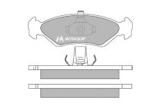 Sada brzdových destiček, kotoučová brzda MOTAQUIP LVXL154