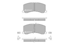 Sada brzdových destiček, kotoučová brzda MOTAQUIP LVXL156