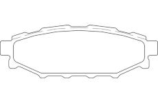 Sada brzdových destiček, kotoučová brzda MOTAQUIP LVXL1646
