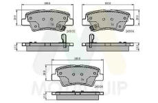 Sada brzdových destiček, kotoučová brzda MOTAQUIP LVXL1671