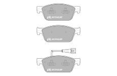 Sada brzdových destiček, kotoučová brzda MOTAQUIP LVXL1696