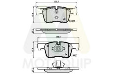Sada brzdových destiček, kotoučová brzda MOTAQUIP LVXL1729
