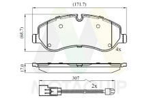 Sada brzdových destiček, kotoučová brzda MOTAQUIP LVXL1744
