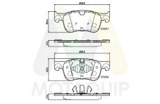 Sada brzdových destiček, kotoučová brzda MOTAQUIP LVXL1758