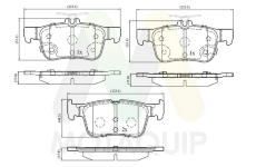 Sada brzdových destiček, kotoučová brzda MOTAQUIP LVXL1789