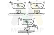 Sada brzdových destiček, kotoučová brzda MOTAQUIP LVXL1803