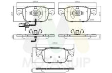 Sada brzdových destiček, kotoučová brzda MOTAQUIP LVXL1874