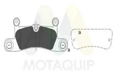 Sada brzdových destiček, kotoučová brzda MOTAQUIP LVXL1883
