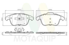 Sada brzdových destiček, kotoučová brzda MOTAQUIP LVXL2115