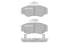 Sada brzdových destiček, kotoučová brzda MOTAQUIP LVXL213