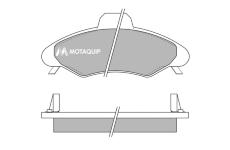 Sada brzdových destiček, kotoučová brzda MOTAQUIP LVXL317