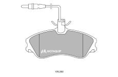 Sada brzdových destiček, kotoučová brzda MOTAQUIP LVXL352