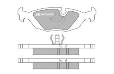 Sada brzdových destiček, kotoučová brzda MOTAQUIP LVXL503