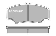 Sada brzdových destiček, kotoučová brzda MOTAQUIP LVXL505