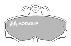 Sada brzdových destiček, kotoučová brzda MOTAQUIP LVXL520