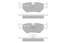 Sada brzdových destiček, kotoučová brzda MOTAQUIP LVXL606